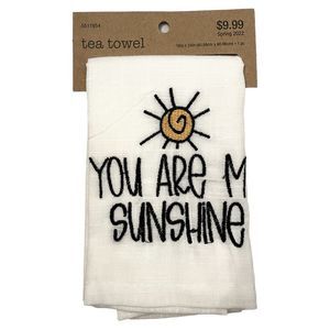 NWT Magnolia Lane You Are My Sunshine Sun Kitchen Tea Towel